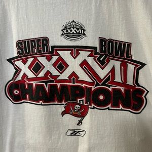 Vintage Super Bowl 2003 Reebok tshirt Florida Tampa Bay Buccaneers XXL
